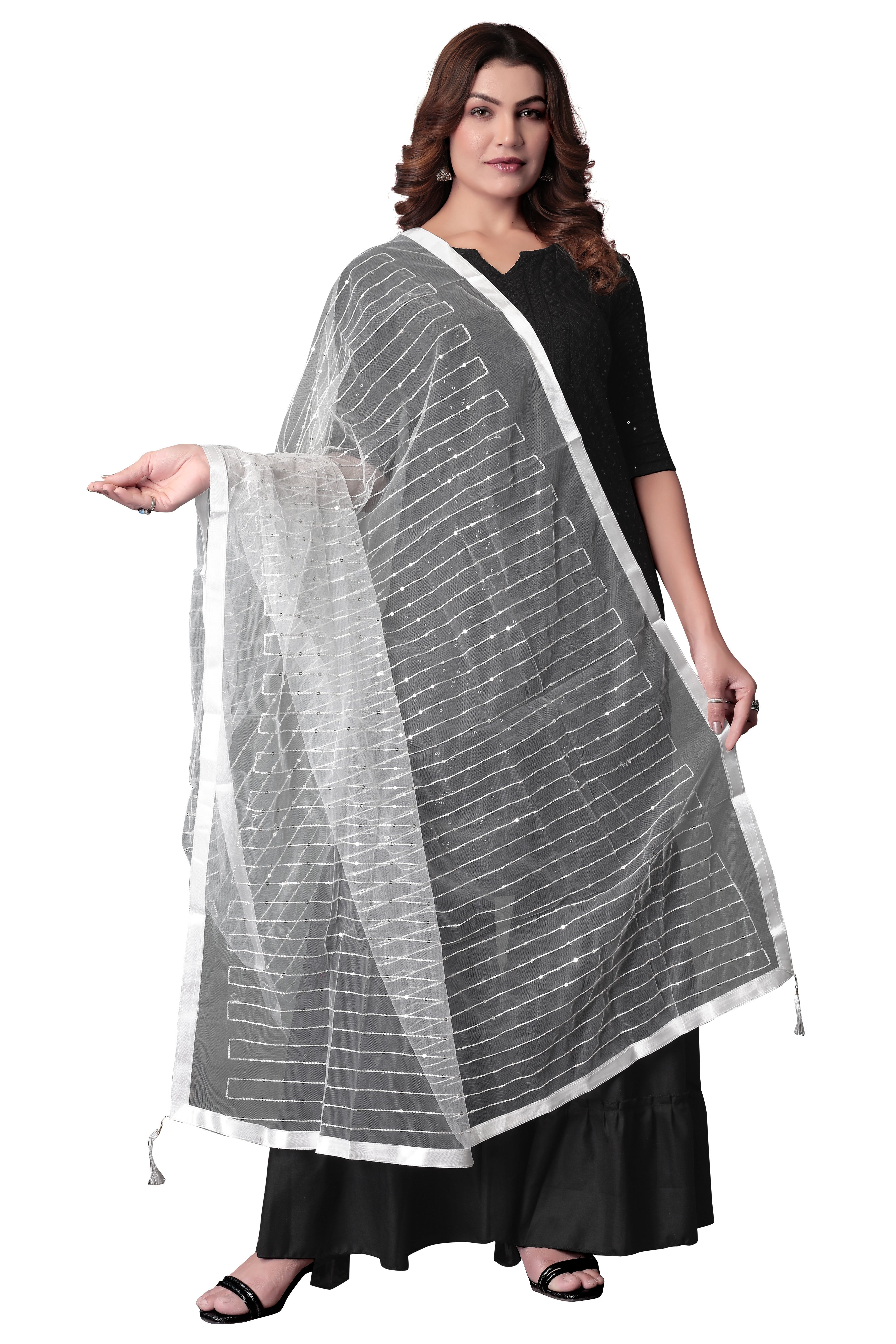 White Net Dupatta – Pure, Simple & Stunning