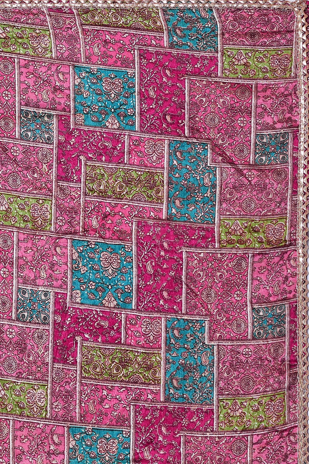 Gulabi Noor – Pink & Magenta Printed Dupatta