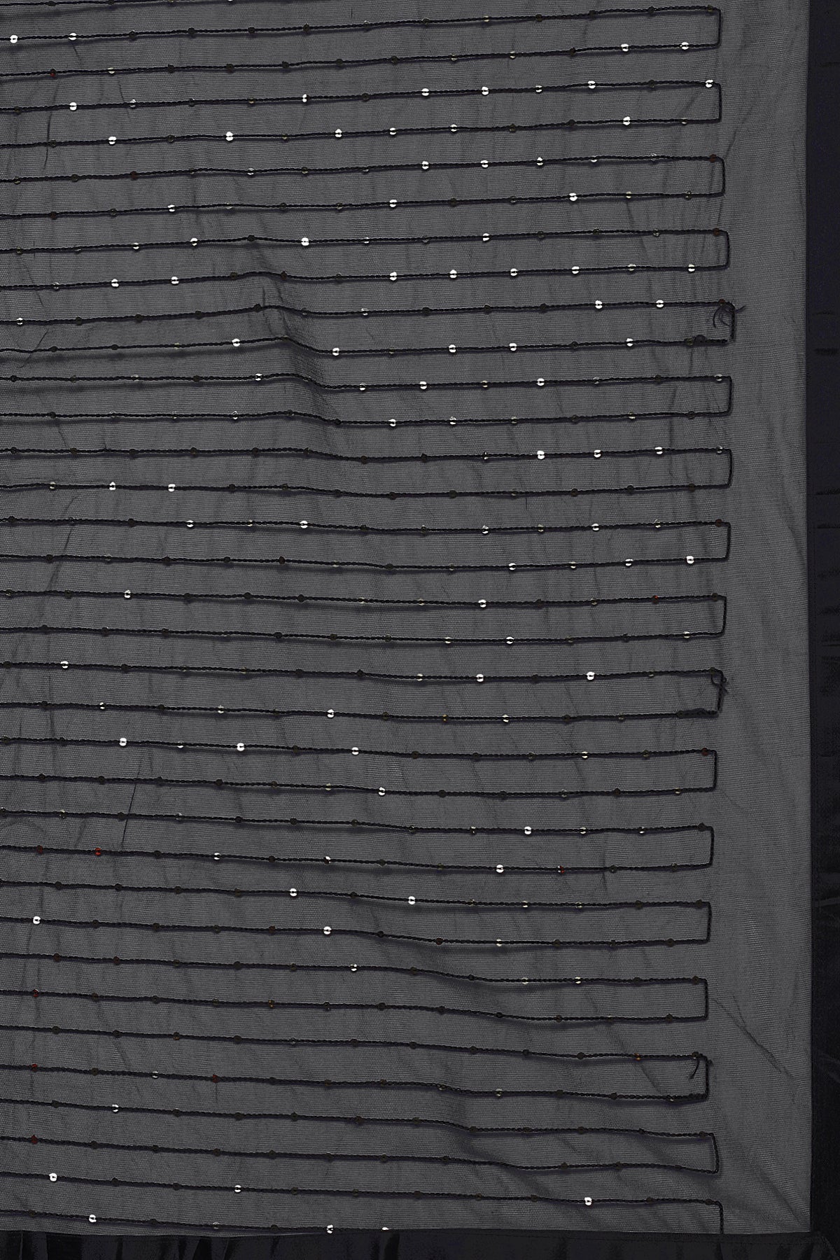 Black Net Dupatta – Sheer Elegance in Every Drape