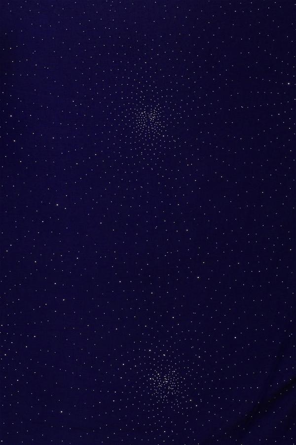 Royal Blue Sparkle Chiffon Dupatta | Elegant Hijab for Festive & Daily Wear
