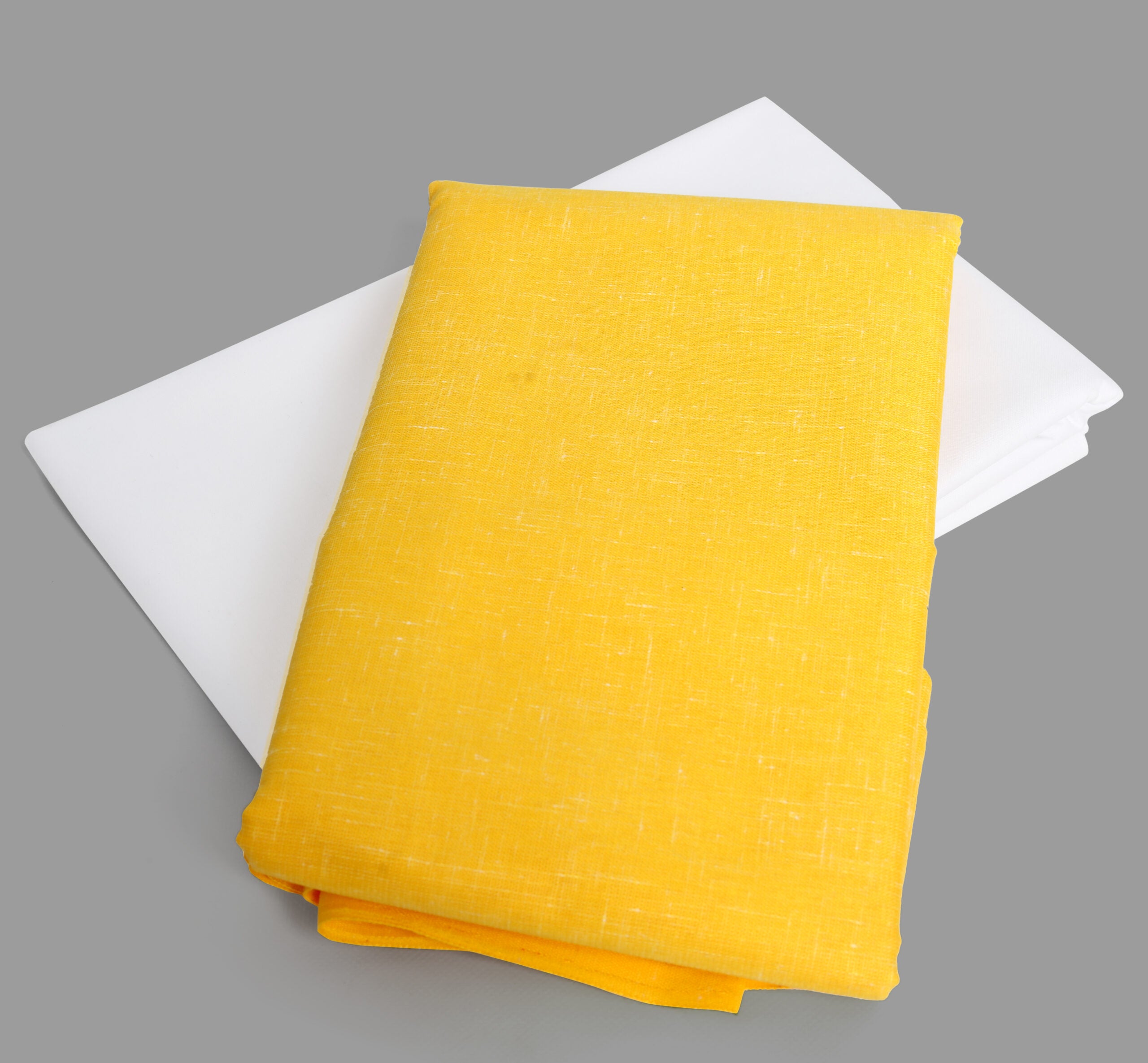 pure cotton fabric kurta pajama unstitched YELLOW
