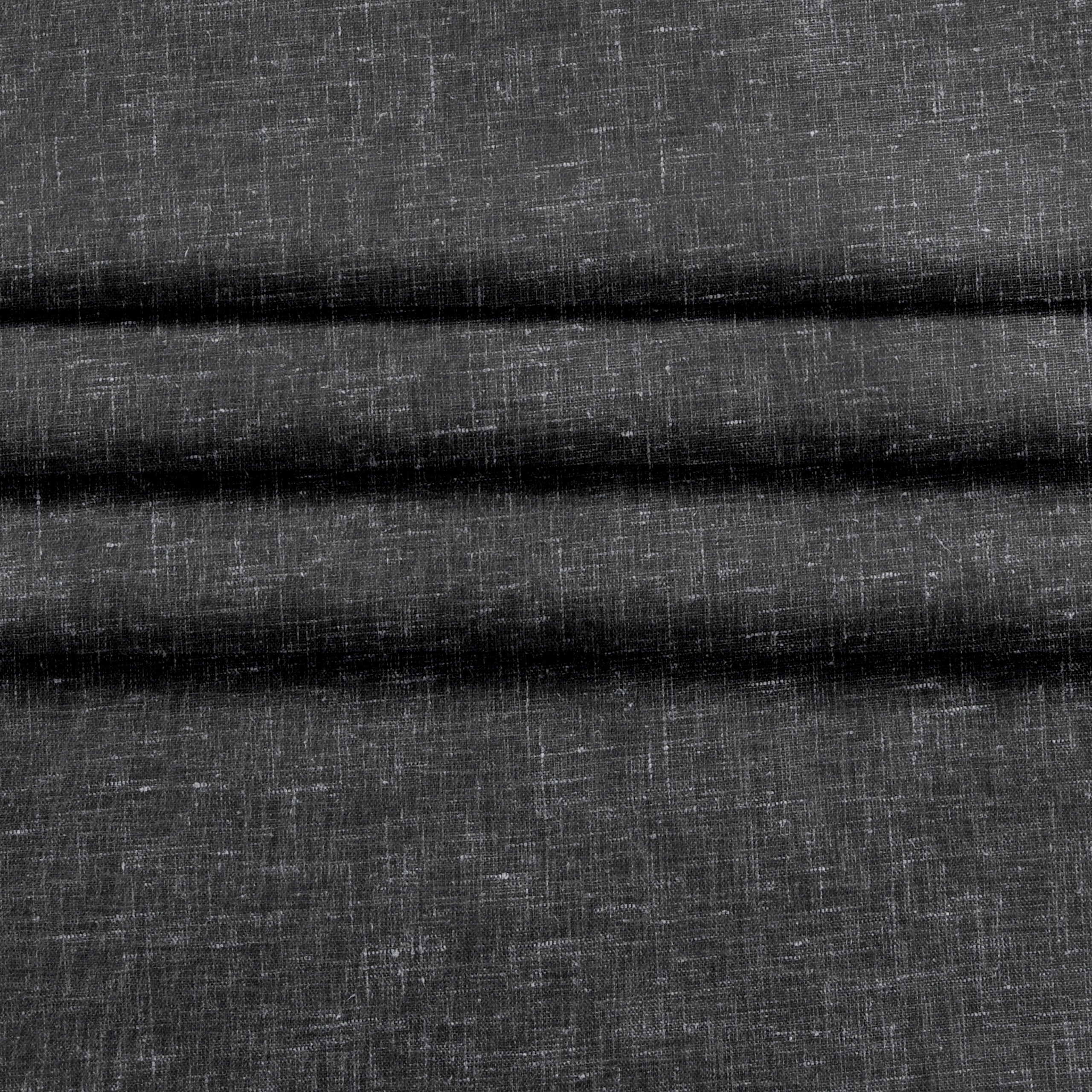 pure cotton fabric kurta pajama unstitched BLACK GRAY