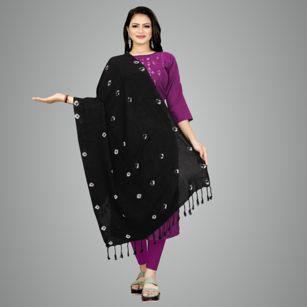 Black Breeze Soft Everyday Scarf For Women